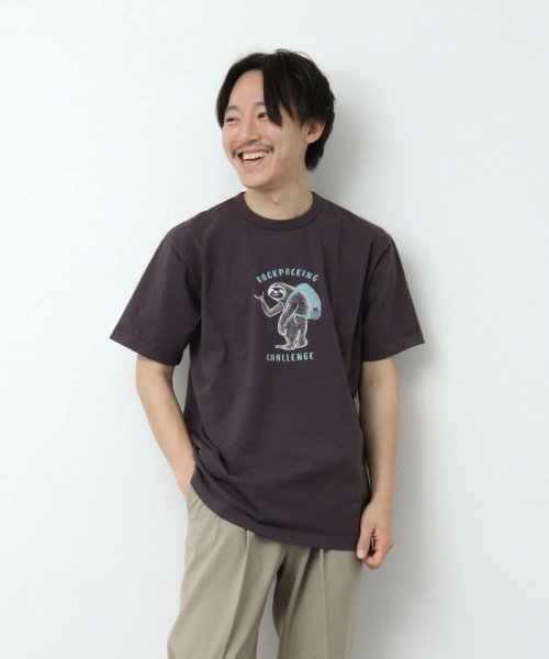 NOLLEY’S goodman(ノーリーズグッドマン)/BACKPACKING CHALLENGE フロントプリントTシャツ/img25