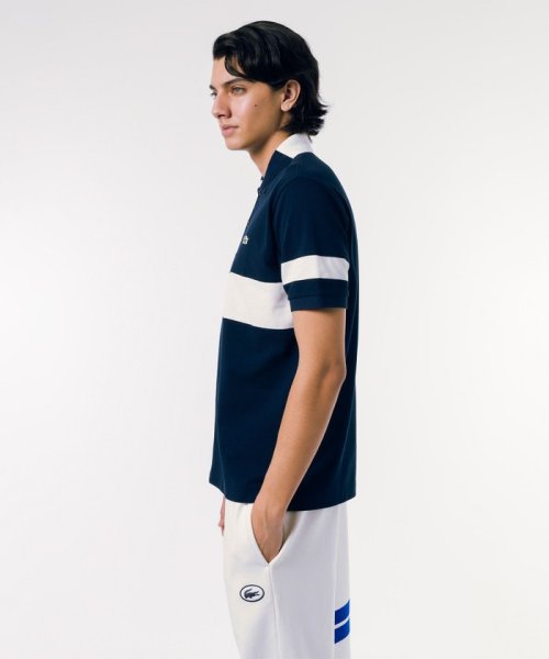 LACOSTE Mens(ラコステ　メンズ)/L.12.12.カラーブロック鹿の子 半袖ポロシャツ/img01