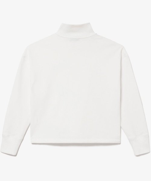 接触冷感 吸水速乾 COOL MAX クールマックス クロップド ハーフジップスウェット  ZYX1449306398(11000円)