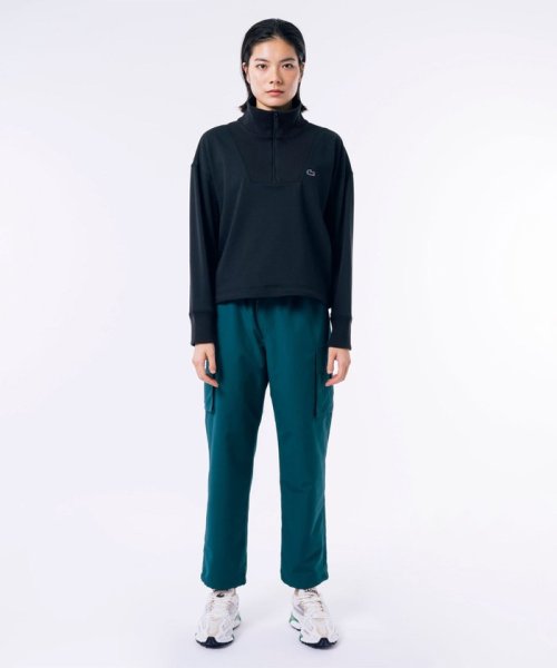 接触冷感 吸水速乾 COOL MAX クールマックス クロップド ハーフジップスウェット  ZYX1449306398(11000円)