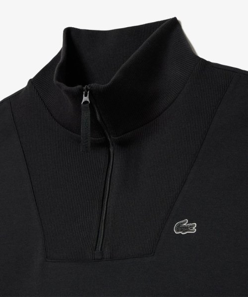 接触冷感 吸水速乾 COOL MAX クールマックス クロップド ハーフジップスウェット  ZYX1449306398(11000円)