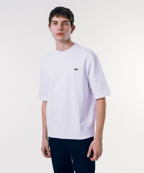 LACOSTE Mens(ラコステ　メンズ)/オーガニックコットン 裏パイル地 オーバーサイズ プレミアム半袖スウェット/img04