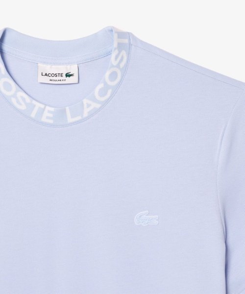 LACOSTE Mens(ラコステ　メンズ)/オーガニックコットン ストレッチ ジャカードリブニットカラー ミニ鹿の子地半袖Tシャツ/img09