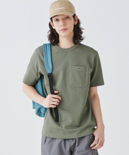 LACOSTE Mens(ラコステ　メンズ)/鹿の子地ポケット半袖Tシャツ/img11