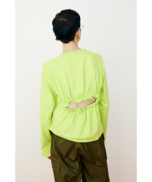 HeRIN.CYE(ヘリンドットサイ)/Back open gather tops/img12