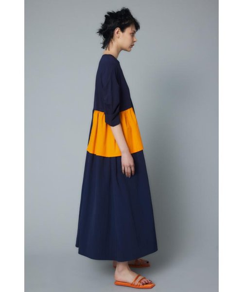 HeRIN.CYE(ヘリンドットサイ)/Tuck sleeve docking dress/img07