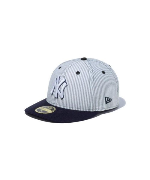 LHP(エルエイチピー)/NEW ERA/ニューエラ/LP 59FIFTY Oxford オックスフォード ニューヨーク・ヤンキース ネイビーストライプ/img01