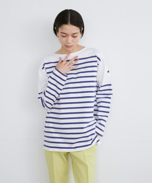 INED(イネド)/《SUPERIOR CLOSET》JEANNEパネルボーダービッグTシャツ《Le minor》/img12