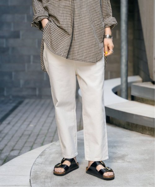 【W by Woadblue / ダブリューバイウォードブルー】LOOSE TAPERED DENIM by Woadblue ダブリューバイウォードブルー Spick LOOSE TAPERED 160cm　着用サイズ 25ブルー 163cm　着用サイズ