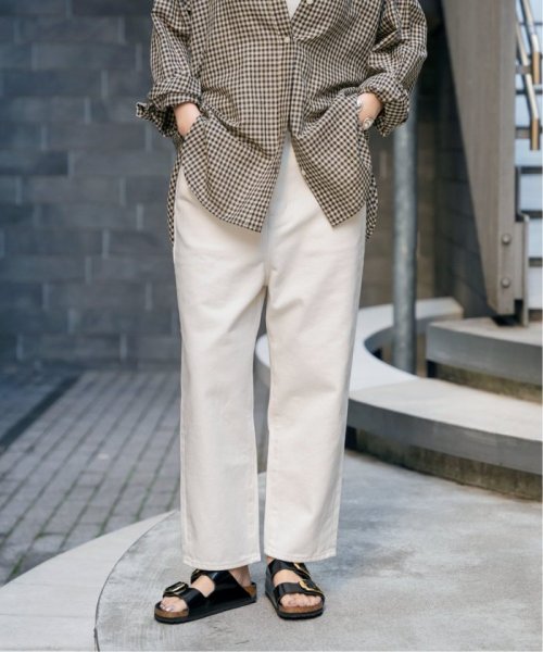 【W by Woadblue / ダブリューバイウォードブルー】LOOSE TAPERED DENIM by Woadblue ダブリューバイウォードブルー Spick LOOSE TAPERED 160cm　着用サイズ 25ブルー 163cm　着用サイズ