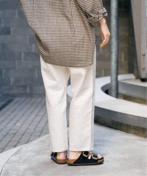 【W by Woadblue / ダブリューバイウォードブルー】LOOSE TAPERED DENIM by Woadblue ダブリューバイウォードブルー Spick LOOSE TAPERED 160cm　着用サイズ 25ブルー 163cm　着用サイズ