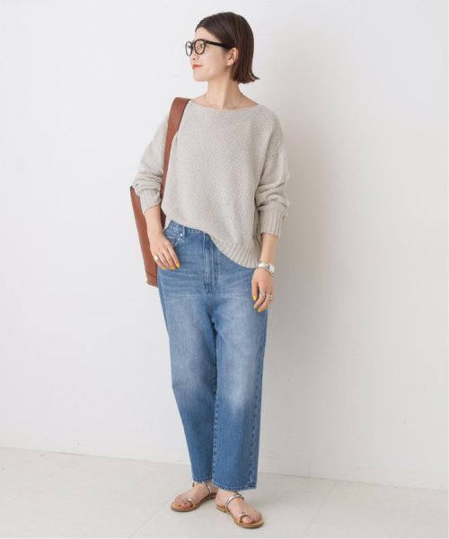 【W by Woadblue / ダブリューバイウォードブルー】LOOSE TAPERED DENIM by Woadblue ダブリューバイウォードブルー Spick LOOSE TAPERED 160cm　着用サイズ 25ブルー 163cm　着用サイズ