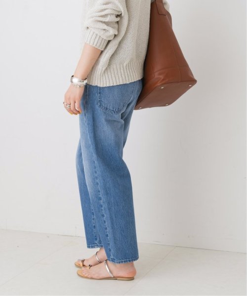 【W by Woadblue / ダブリューバイウォードブルー】LOOSE TAPERED DENIM by Woadblue ダブリューバイウォードブルー Spick LOOSE TAPERED 160cm　着用サイズ 25ブルー 163cm　着用サイズ