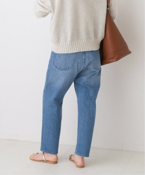 【W by Woadblue / ダブリューバイウォードブルー】LOOSE TAPERED DENIM by Woadblue ダブリューバイウォードブルー Spick LOOSE TAPERED 160cm　着用サイズ 25ブルー 163cm　着用サイズ