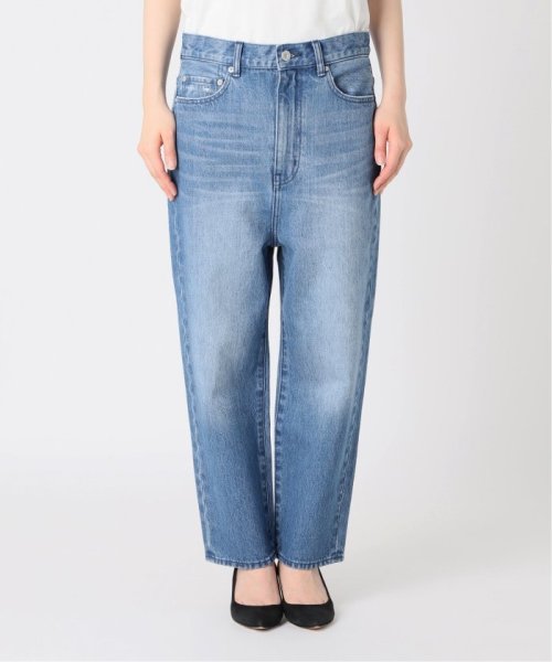 【W by Woadblue / ダブリューバイウォードブルー】LOOSE TAPERED DENIM by Woadblue ダブリューバイウォードブルー Spick LOOSE TAPERED 160cm　着用サイズ 25ブルー 163cm　着用サイズ