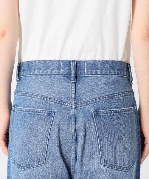 【W by Woadblue / ダブリューバイウォードブルー】LOOSE TAPERED DENIM by Woadblue ダブリューバイウォードブルー Spick LOOSE TAPERED 160cm　着用サイズ 25ブルー 163cm　着用サイズ