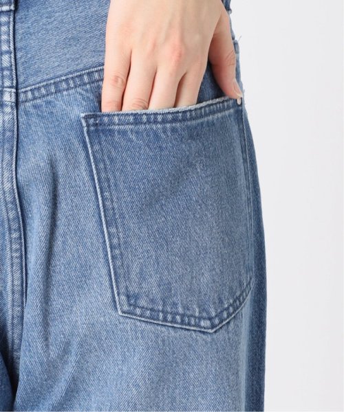 【W by Woadblue / ダブリューバイウォードブルー】LOOSE TAPERED DENIM by Woadblue ダブリューバイウォードブルー Spick LOOSE TAPERED 160cm　着用サイズ 25ブルー 163cm　着用サイズ