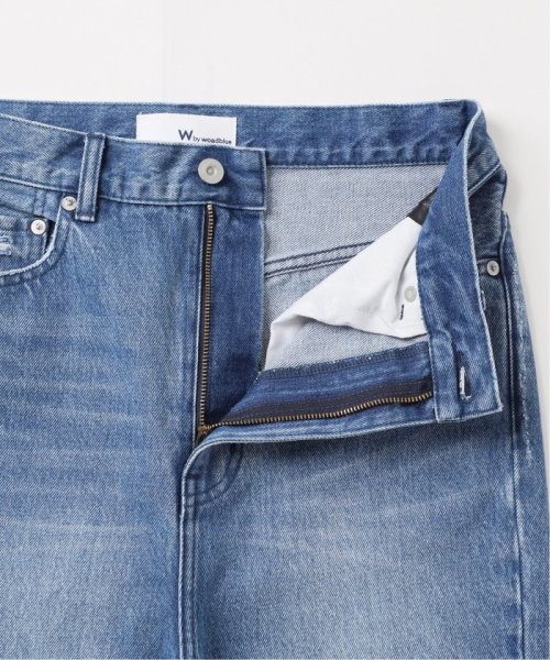 【W by Woadblue / ダブリューバイウォードブルー】LOOSE TAPERED DENIM by Woadblue ダブリューバイウォードブルー Spick LOOSE TAPERED 160cm　着用サイズ 25ブルー 163cm　着用サイズ