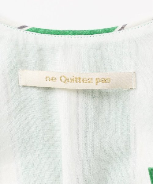 Spick & Span(スピック＆スパン)/ne Quittez pas / ヌキテパ COTTON VOILE STRIPE WAIST/img35