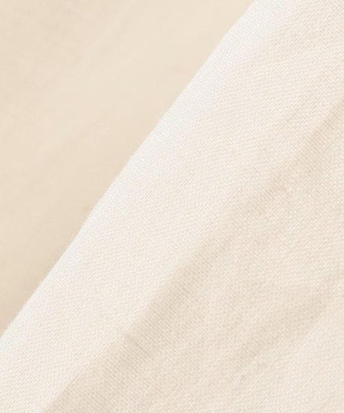 SHIPS WOMEN(シップス　ウィメン)/〈手洗い可能〉リネン ラペル デザイン 羽織 シャツ ◇/img02