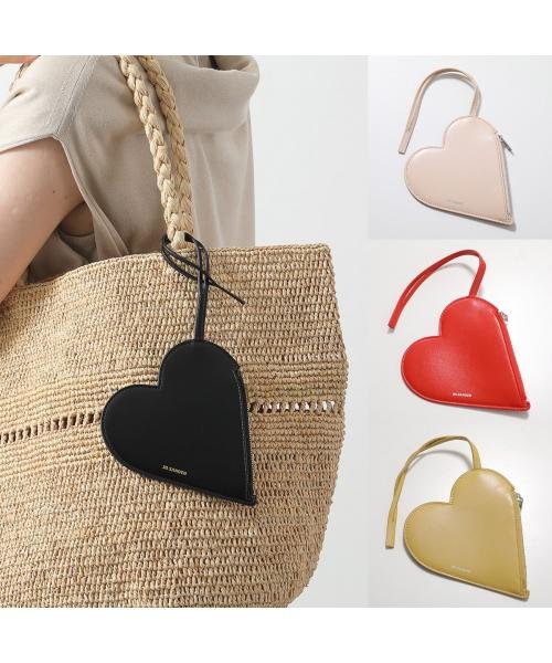 JIL SANDER ポーチ J08VL0005 P4840 P5355 ハート レザー P4840 JIL SANDER ポーチ J08VL0005 P5355 ハート