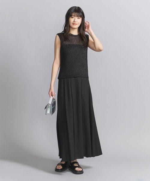 リネンレーヨンブレンド フレアスカート －ウォッシャブル－ リネンレーヨンブレンド －ウォッシャブル－ フレアスカート D1403847468(10725円)