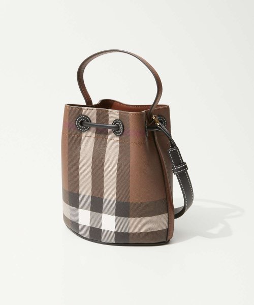 BURBERRY(バーバリー)/バーバリー BURBERRY 8066213 ショルダーバッグ レディース バッグ ミニ チェック バケットバッグ TB斜め掛け MINI CHECK TB B/img02