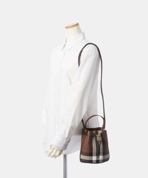 BURBERRY(バーバリー)/バーバリー BURBERRY 8066213 ショルダーバッグ レディース バッグ ミニ チェック バケットバッグ TB斜め掛け MINI CHECK TB B/img08