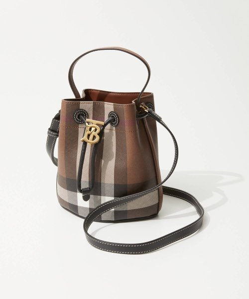 BURBERRY(バーバリー)/バーバリー BURBERRY 8066213 ショルダーバッグ レディース バッグ ミニ チェック バケットバッグ TB斜め掛け MINI CHECK TB B/img10