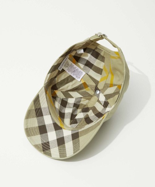 BURBERRY(バーバリー)/バーバリー BURBERRY 8083524 帽子 CHECK LINED BASEBALL メンズ レディース コットンブレンド ベースボールキャップ ギフト/img10