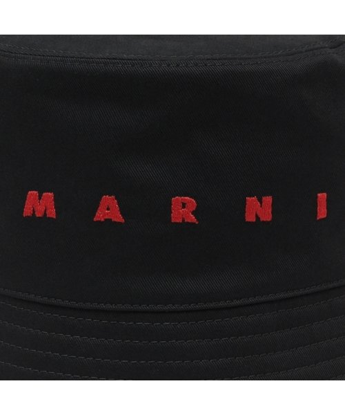 MARNI(マルニ)/マルニ 帽子 オーガニックギャバジン ブラック メンズ MARNI CLZC0110S0 UTC311 00N99/img03