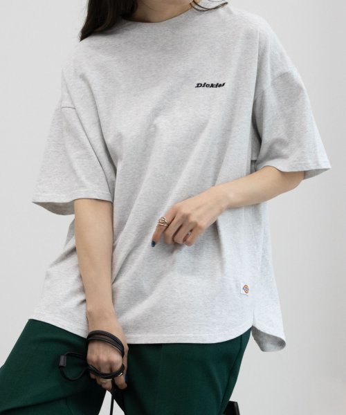 MAC HOUSE(women)(マックハウス（レディース）)/Dickies ディッキーズ バック刺繍チュニック半袖Tシャツ 4282－9936/img04