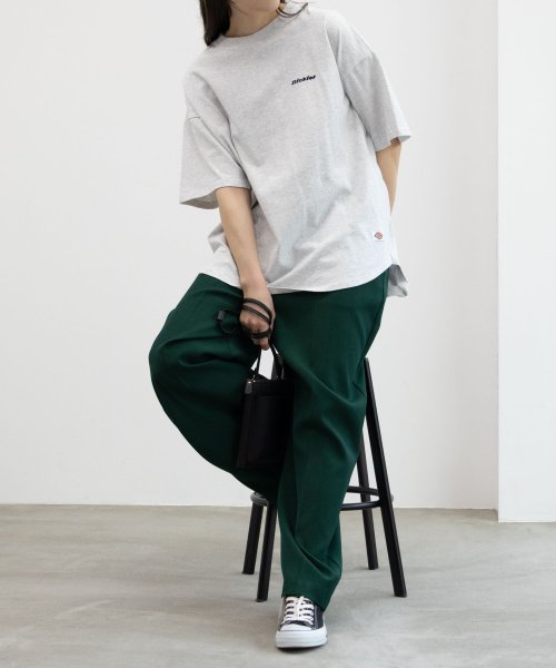 MAC HOUSE(women)(マックハウス（レディース）)/Dickies ディッキーズ バック刺繍チュニック半袖Tシャツ 4282－9936/img08