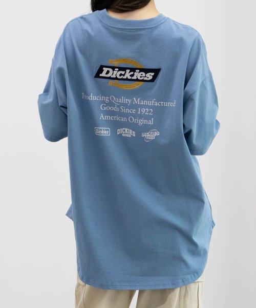 MAC HOUSE(women)(マックハウス（レディース）)/Dickies ディッキーズ バック刺繍チュニック半袖Tシャツ 4282－9936/img11