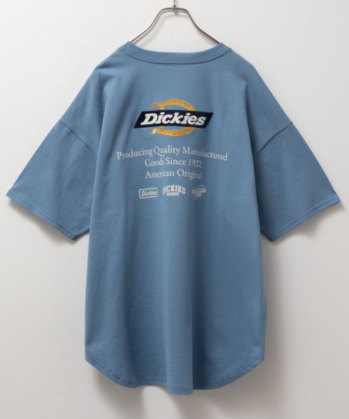 MAC HOUSE(women)(マックハウス（レディース）)/Dickies ディッキーズ バック刺繍チュニック半袖Tシャツ 4282－9936/img19