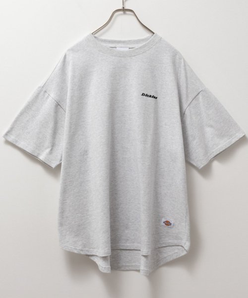 MAC HOUSE(women)(マックハウス（レディース）)/Dickies ディッキーズ バック刺繍チュニック半袖Tシャツ 4282－9936/img21