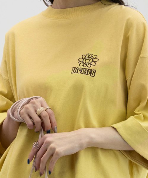 MAC HOUSE(women)(マックハウス（レディース）)/Dickies ディッキーズ ワンポイント刺繍ロールアップTシャツ 4282－9932/img16