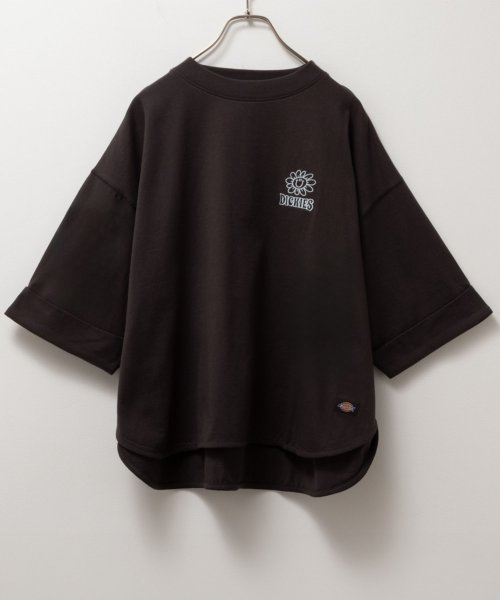 MAC HOUSE(women)(マックハウス（レディース）)/Dickies ディッキーズ ワンポイント刺繍ロールアップTシャツ 4282－9932/img20