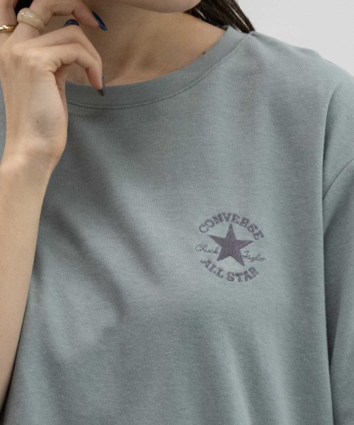 MAC HOUSE(women)(マックハウス（レディース）)/CONVERSE コンバース ポンチ素材 バック刺繍Tシャツ 4282－9804/img10