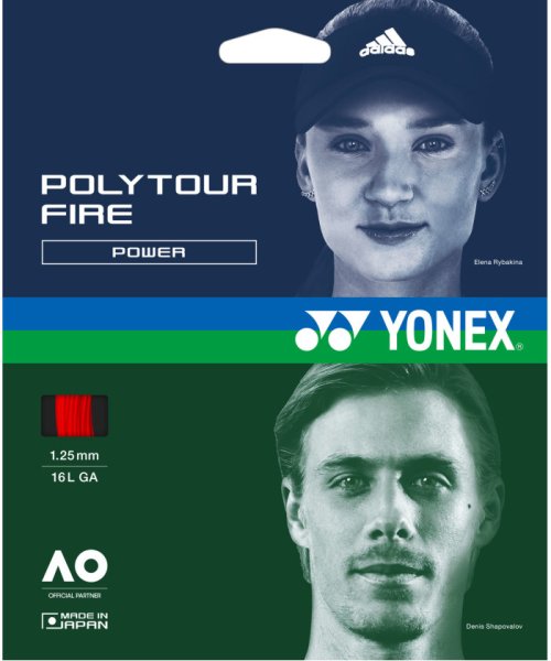 Yonex(ヨネックス)/Yonex ヨネックス テニス ポリツアーファイア125 ガット スピード SIF製法 スナップバ/img01