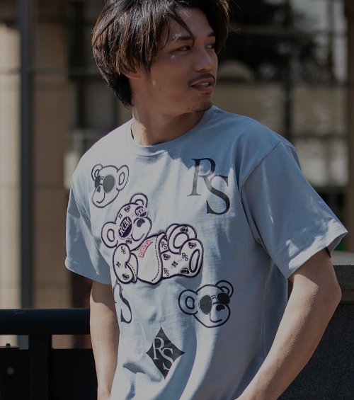 SB Select(エスビーセレクト)/RUMSODA PT×PUアップリケ刺繍セミBIG半袖クルーTシャツ/img01