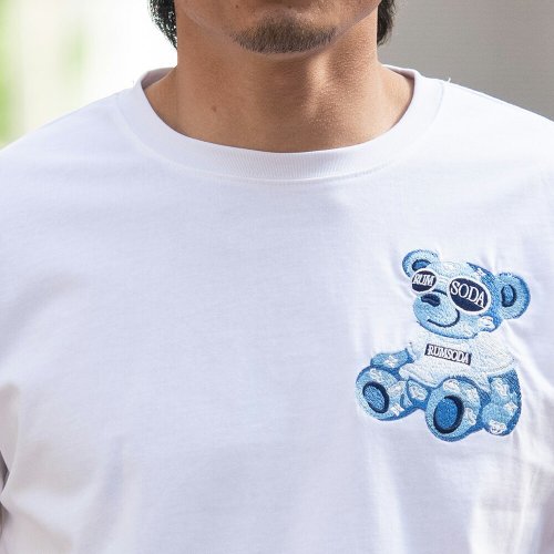 SB Select(エスビーセレクト)/RUMSODA ベア刺繍セミBIG半袖クルーTシャツ/img06