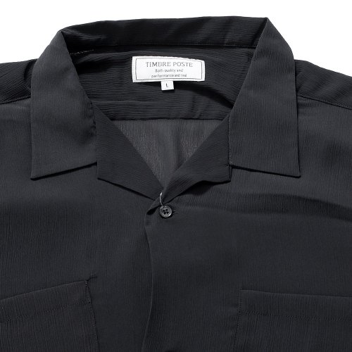 SB Select(エスビーセレクト)/TIMBRE POSTE 楊柳オープンカラー半袖シャツ/img09