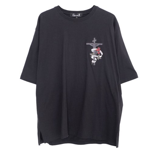 CavariA(キャバリア)/CavariA クロスローズBIG半袖Tシャツ/img17