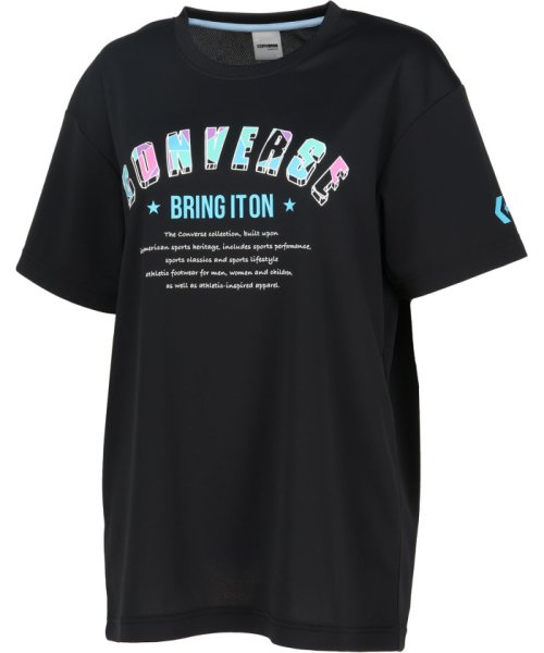 CONVERSE(CONVERSE)/CONVERSE コンバース バスケット ガールズプリントTシャツ 半袖 トップス バスケ ミニ/img03