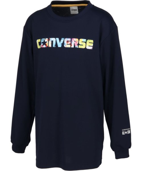 CONVERSE(コンバース)/CONVERSE コンバース バスケット JRプリントロングスリーブシャツ Tシャツ 長袖 ロンT/img01