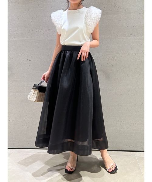 シアーラッセルボリュームスカート 予めご了承ください