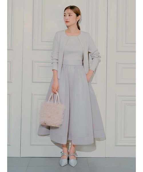 ポーチ付きチュールフリンジバッグ Z1399270039(10725円)