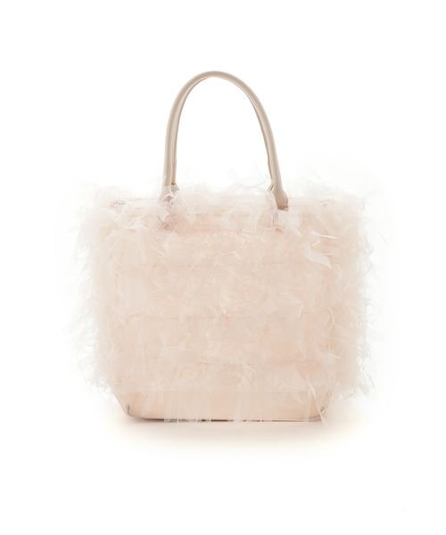 ポーチ付きチュールフリンジバッグ Z1399270039(10725円)