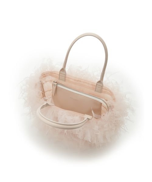 ポーチ付きチュールフリンジバッグ Z1399270039(10725円)